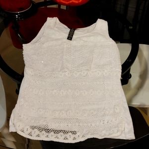 Womens PM style and company sleeveless blouse
